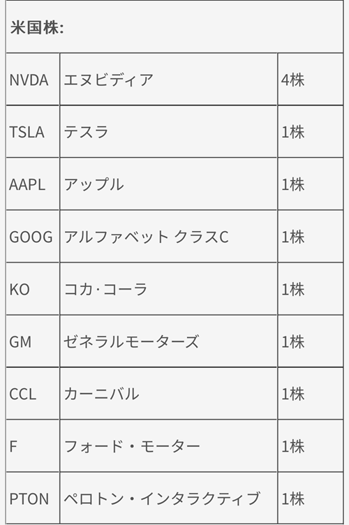 ムームー証券米国株11月